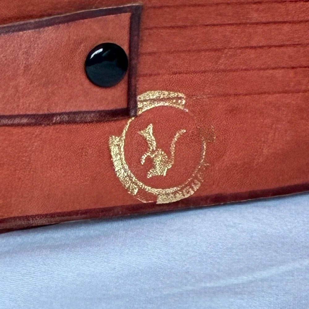 Vintage handcrafted leather